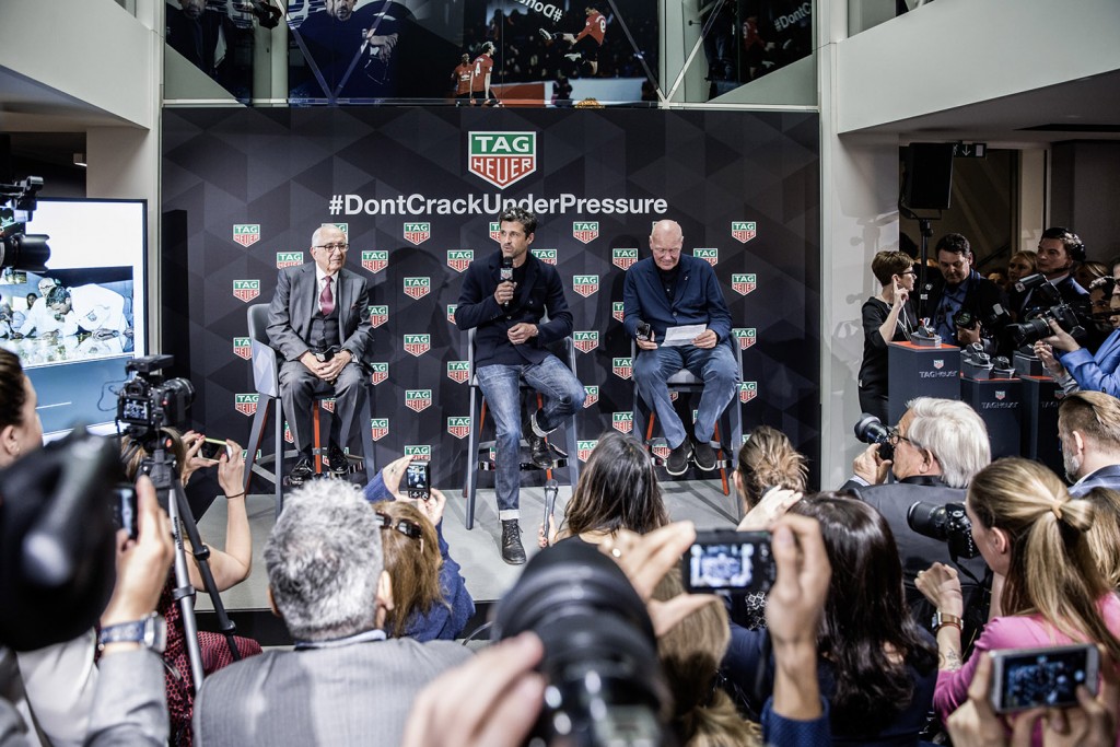 TAG HEUER, Press Conference with Patrick Dempsey